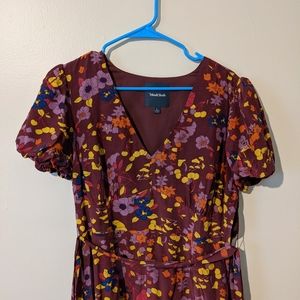 Modcloth NWOT floral dress size L
